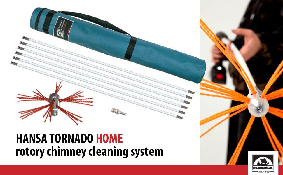 Hansa Tornado HOME kamino valymo rinkinys – efektyviam kamino valymui