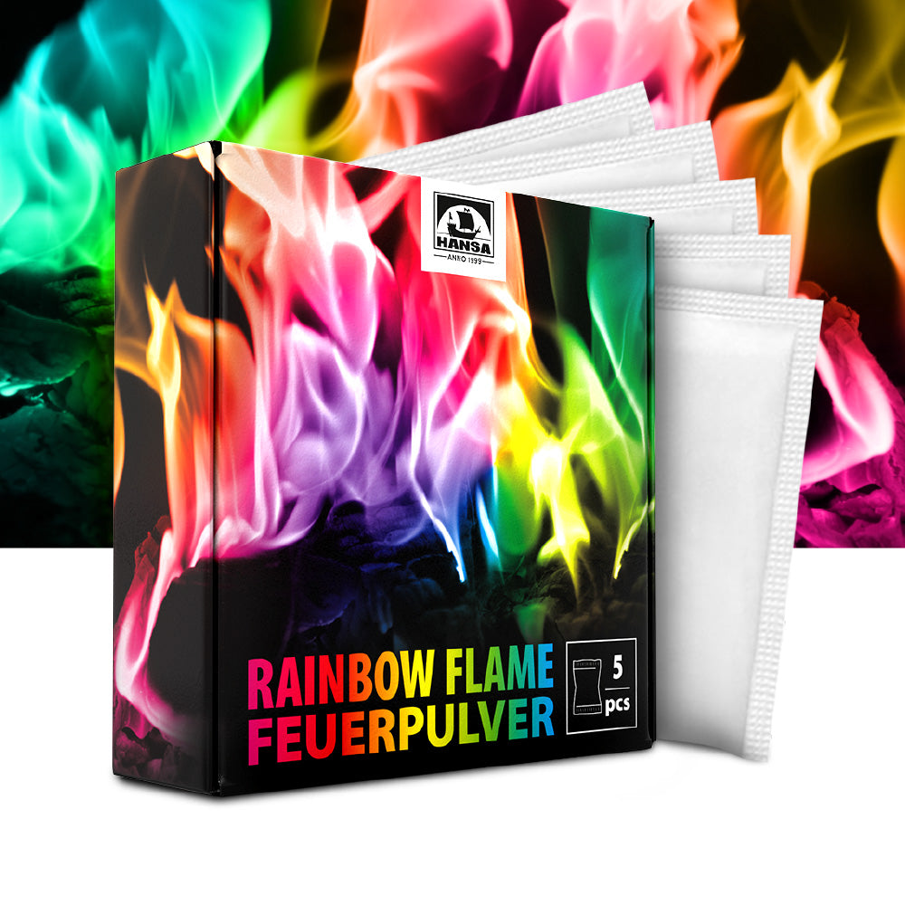 Hansa Fire Rainbow spalvotos ugnies efektas – spalvingam ugnies efektui sukurti