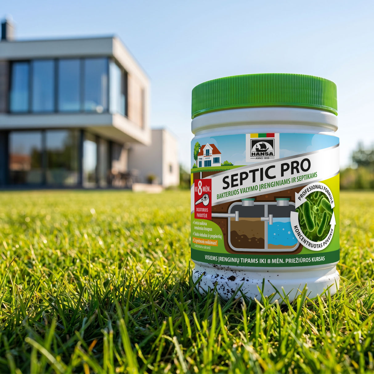 Bakterijos nuotekų valymo įrenginiams SEPTIC PRO