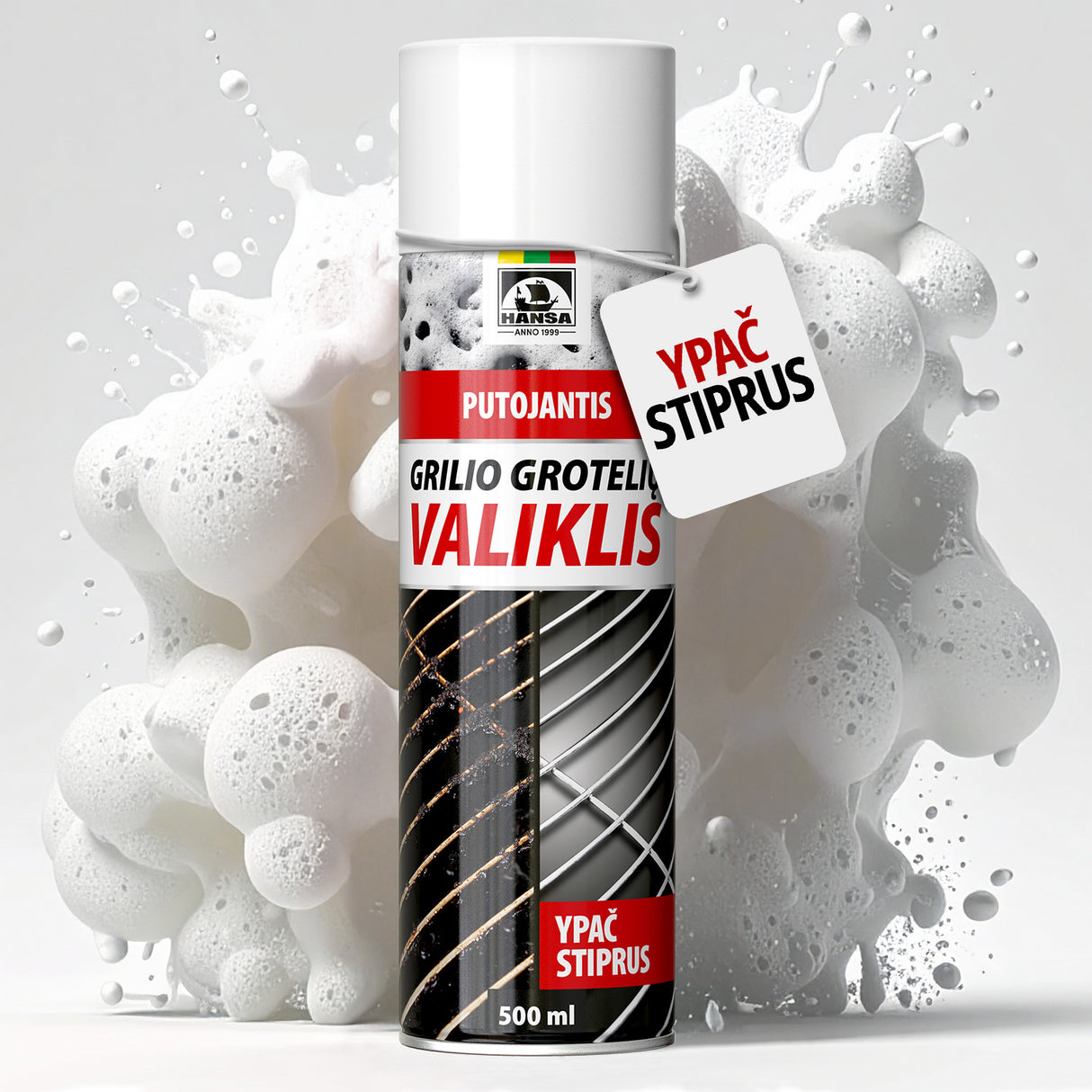 Hansa grilio grotelių valiklis – riebalų ir pridegusių nešvarumų šalinimui