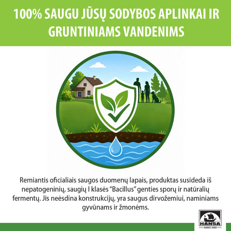 Lauko tualetų priežiūros priemonė SEPTIC PRO