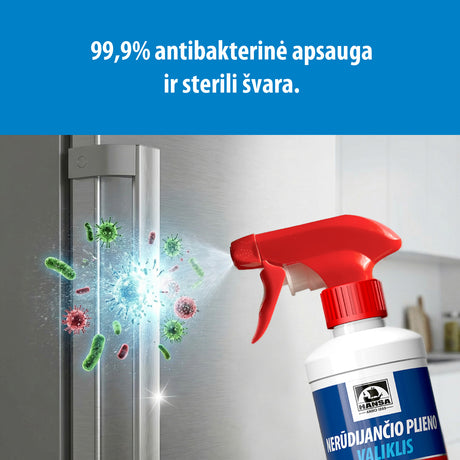 Hansa nerūdijančio plieno valiklis – dėmių ir nešvarumų šalinimui