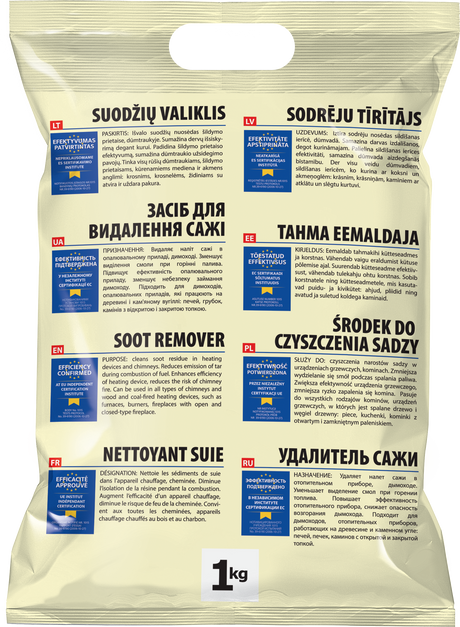 Hansa suodžių šalinimo priemonė kaminams – efektyviam suodžių valymui