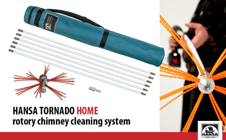 Hansa Tornado HOME kamino valymo rinkinys – efektyviam kamino valymui
