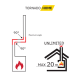 Hansa Tornado HOME kamino valymo rinkinys – efektyviam kamino valymui