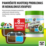 Biologinė priemonė septikams ir nuotekų sistemoms