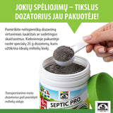 Septikų ir biologinių valymo įrenginių priežiūros priemonė