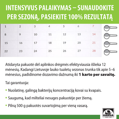 SEPTIC PRO bakterijos organinių atliekų skaidymui
